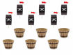 Picture of CUPCAKE KIT PIRATES PARTY - 6 PACK